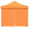 vidaXL Tenda de Festa Laranja 292 x 292 x 315 cm Tecido Oxford