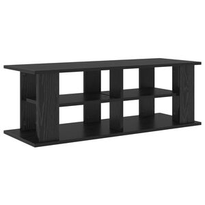 vidaXL Suporte de TV Carvalho Preto 96 x 35 x 33,5 cm