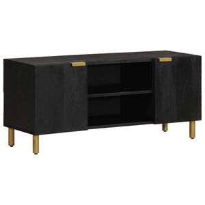 vidaXL M&oacute;vel de TV 105x33x46 cm derivados de madeira preto
