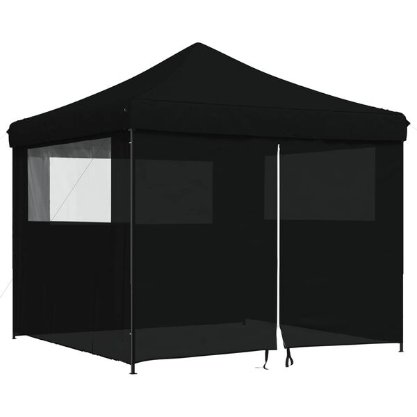 vidaXL Tenda de Festa Preto 292 x 292 x 315 cm Tecido Oxford