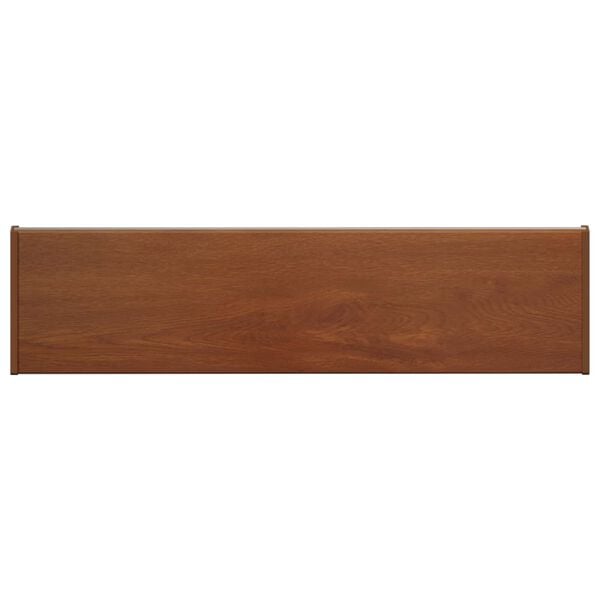 vidaXL Soleira de Janela Madeira Marrom 80 x 20 x 4,5 cm PVC