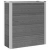 vidaXL Canteiro de jardim elevado Cinzento 75 x 30 x 22 cm