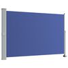 vidaXL Toldo lateral retr&aacute;til para p&aacute;tio 160x300 cm azul