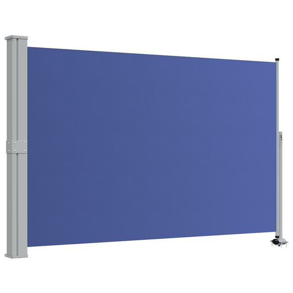 vidaXL Toldo lateral retr&aacute;til para p&aacute;tio 160x300 cm azul