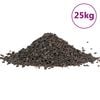 vidaXL Gravilha de basalto 25 kg 5-8 mm preto
