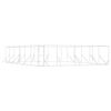 vidaXL Canil de exterior 8x12x2 m a&ccedil;o galvanizado prateado