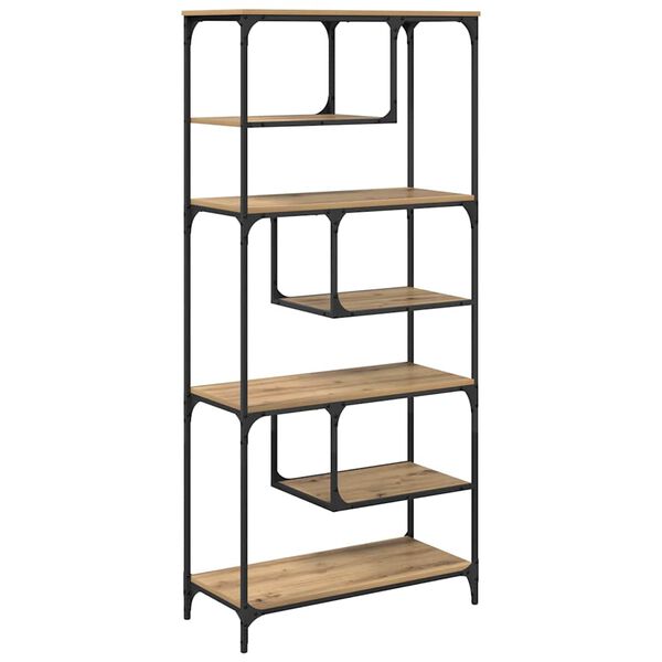 vidaXL Estante carvalho artisiano 81 x 36 x 176 cm Madeira processada