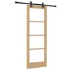 vidaXL Porta Deslizante Natural 73,5 x 198,5 cm