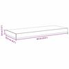 vidaXL Prateleiras parede suspensas 4 pcs 60x23,5x3,8 cm MDF carvalho