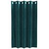 vidaXL Cortinas opacas 2 pcs Verde Escuro 140 x 140 cm Veludo