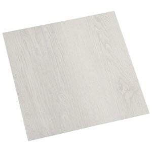vidaXL Pranchas de Piso Autoadesivo Bege Claro 30,5 x 30,5 cm 20 unid.