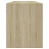 vidaXL M&oacute;vel de TV 130x35x50 cm aglomerado cor carvalho sonoma