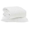 vidaXL Edredom de Ver&atilde;o Simples 2 unid. Branco Microfibra