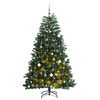 vidaXL &Aacute;rvore Natal artificial articulada c/ 300 luzes LED+bolas 180cm