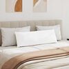 vidaXL Travesseiros de Sof&aacute; 2 pcs Branco 120 x 40 cm tecido