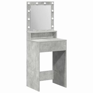 vidaXL Mesa de vestir Cinzento 50 x 41 x 135 cm Derivados de Madeira