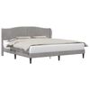 vidaXL Estrutura da Cama Cinzento-claro 180 x 200 cm Veludo