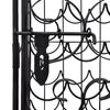 vidaXL Garrafeira de metal, suporte para 35 garrafas de vinho