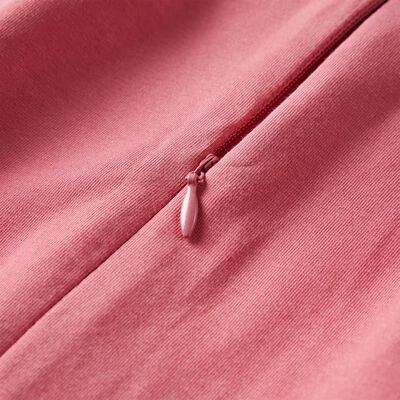 Vestido de manga comprida para criança rosa-velho 92