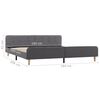 vidaXL Estrutura de cama em tecido 180x200 cm cinzento-claro