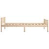 vidaXL Estrutura de cama 90x200 cm pinho maci&ccedil;o