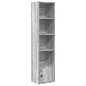 vidaXL Estante 31x24x127 cm derivados de madeira cinzento sonoma