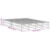 vidaXL Cama sem colch&atilde;o 120x200 cm madeira de pinho maci&ccedil;a branco
