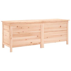 vidaXL Caixa de arruma&ccedil;&atilde;o para jardim 150x50x56,5 cm abeto maci&ccedil;o
