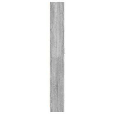 vidaXL Roupeiro de corredor 55x25x189cm derivados madeira cinza sonoma