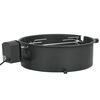 vidaXL Conjunto espeto girat&oacute;rio para churrasqueira 47 cm preto