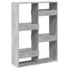 vidaXL Estante 100x33x135 cm derivados de madeira cinzento cimento