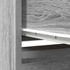 vidaXL Aparador alto 29,5x34x119,5cm derivados de madeira sonoma cinza