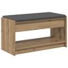 vidaXL Banco de Hall Carvalho Artesanal 83 x 38 x 45 cm