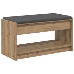 vidaXL Banco de Hall Carvalho Artesanal 83 x 38 x 45 cm