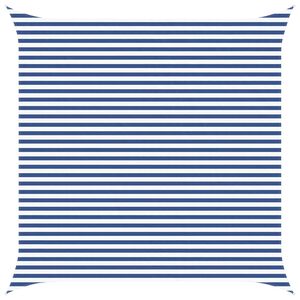 vidaXL Vela de sombra solar Azul e Branco 4,5 x 4,5 m