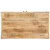 vidaXL Mesa de centro Castanho 90 x 50 x 40 cm Madeira de manga maci&ccedil;a