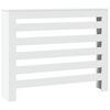 vidaXL Cobertura de radiador 104x20x82 cm derivados de madeira branco