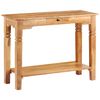 vidaXL Mesa consola 100x40x76 cm madeira de ac&aacute;cia maci&ccedil;a