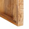 vidaXL Mesa de apoio Castanho 60 x 35 x 46 cm Madeira de manga maci&ccedil;a