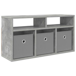 vidaXL Baixo m&oacute;vel com gaveta Cinzento 72 x 22,5 x 38 cm