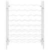 vidaXL Garrafeira para 48 garrafas metal branco