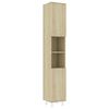 vidaXL Arm&aacute;rio WC 30x30x179cm derivados de madeira cor carvalho sonoma