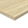vidaXL Prateleiras estante 4pcs 60x30x1,5cm contraplacado cor carvalho