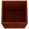 vidaXL Vaso/floreira 42x38x75 cm a&ccedil;o corten