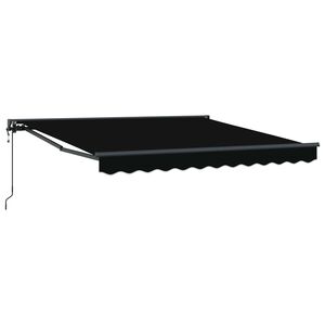 vidaXL Estrutura de Toldo Preto 300 x 250 cm