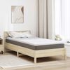 vidaXL Topper de Colch&atilde;o Branco 90 x 190 cm Tecido de Tric&ocirc;
