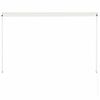 vidaXL Toldo retr&aacute;til 200x150 cm creme