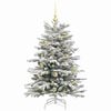 vidaXL &Aacute;rvore de Natal Articulada Artificial Branco 120 cm PE e PVC