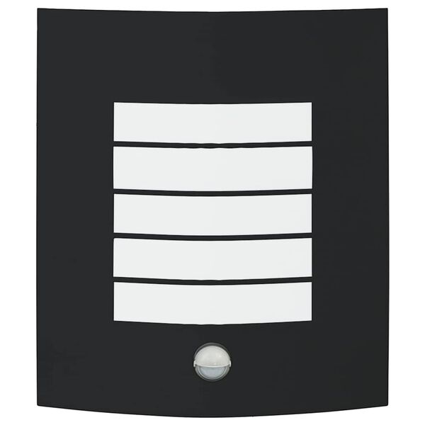 vidaXL Luz de Parede para Exterior Preto 23,5 x 9 x 26 cm