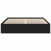 vidaXL Estrutura de cama 200x200 cm preto